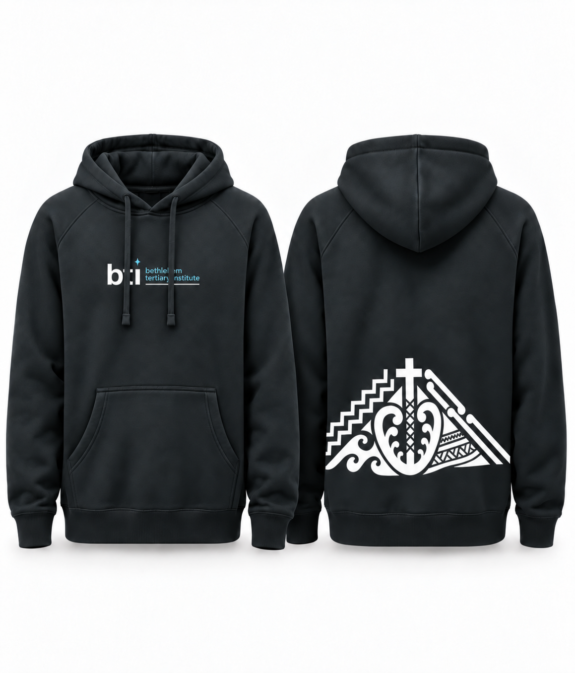 BTI Supply Hood with white logo