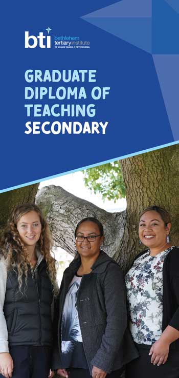 Cover of 2022 Secondary Teaching brochure
