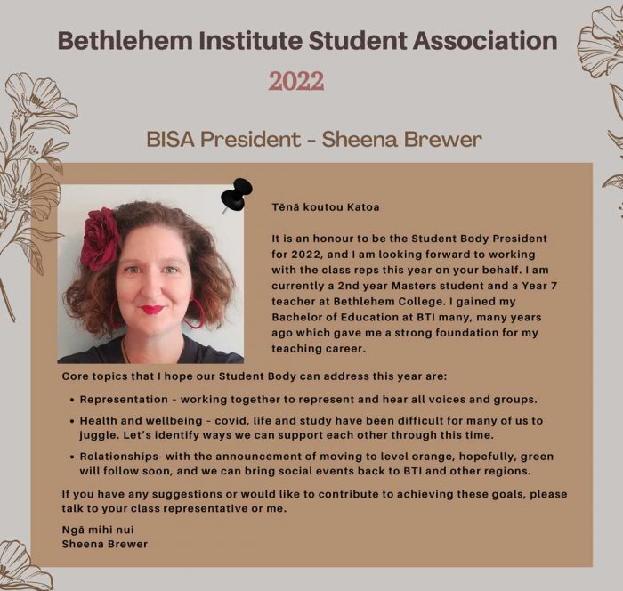 Photo and quote from BISA President 2022 Sheena Brewer