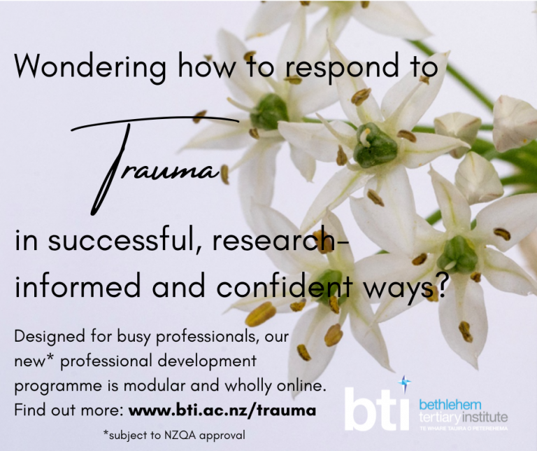 Wondering how to respond to trauma?